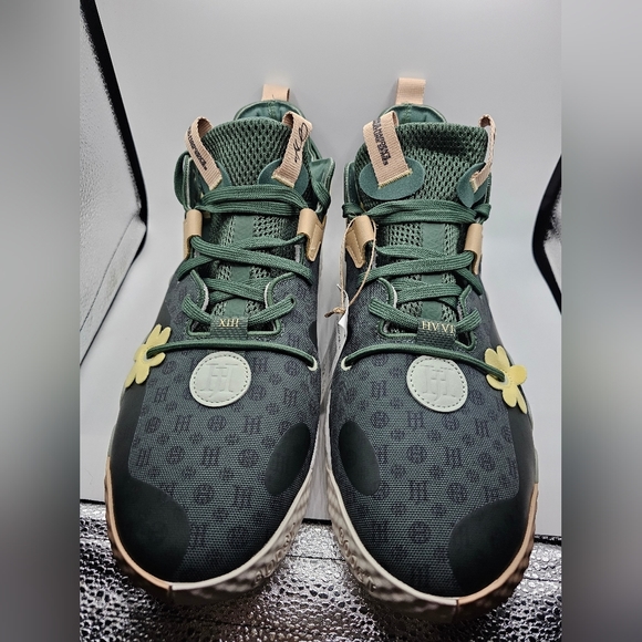 Adidas Harden Vol.6 'Green Oxide Monogram' Basketball Shoes - Picture 2 of 4